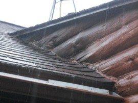 improper roof flashing