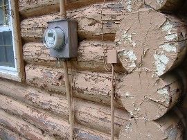 pealing paint