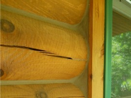 caulking around window