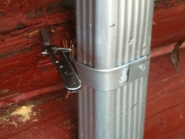 leaking gutter