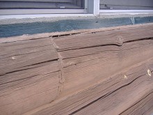 upward facing crack