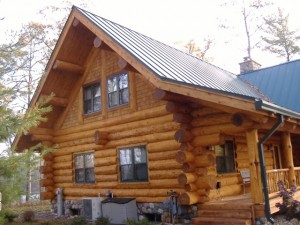 log cabin restoration