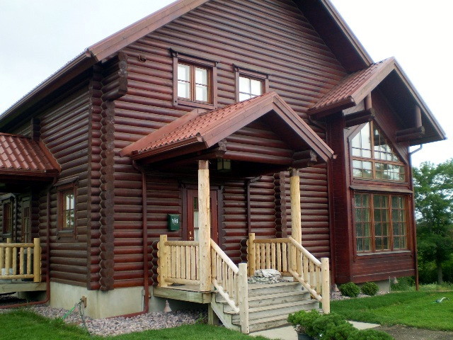 A complicated log replacement job on a log home.
