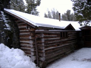 Historic log cabin