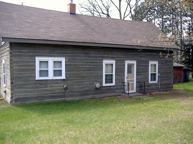 After restoration historic cabin