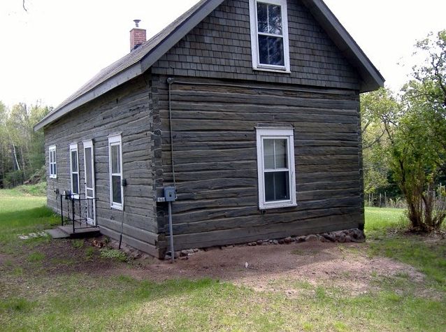 Renovated log home