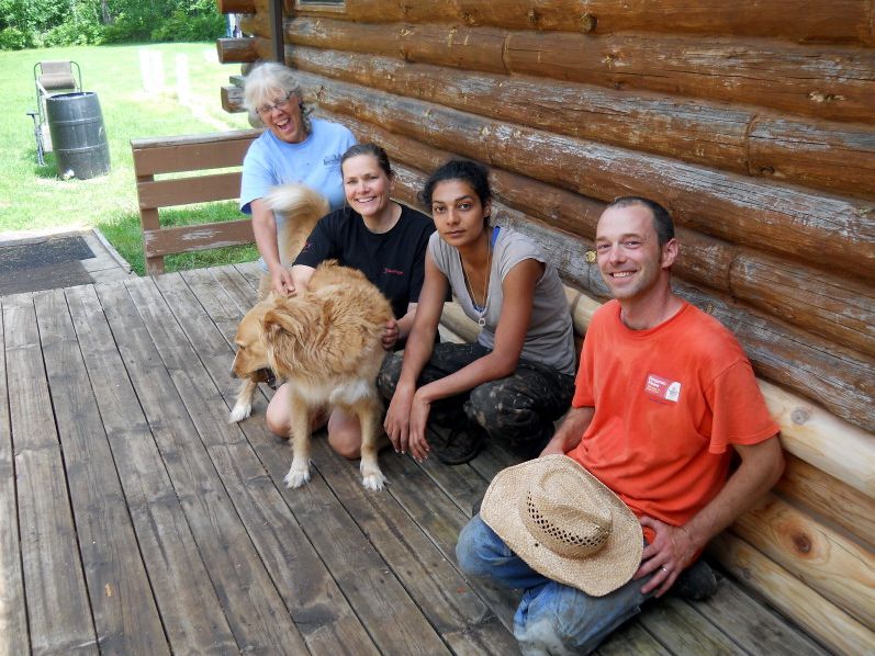 Home owner posed with our crew