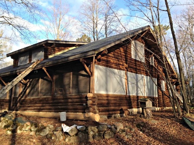 Cedar replacement logs