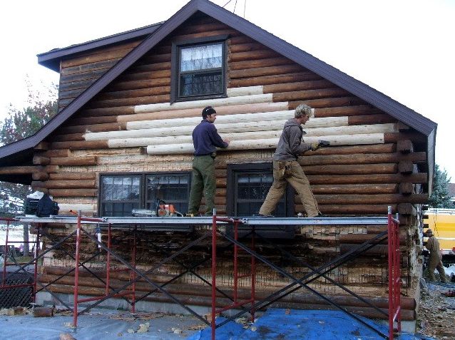 Fitting replacement logs