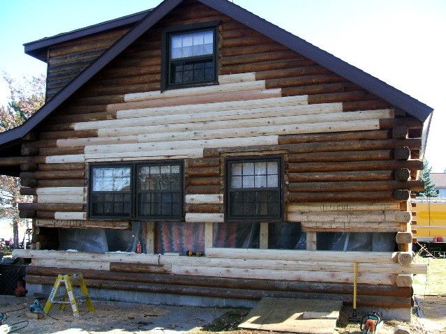 Log replacement in progress